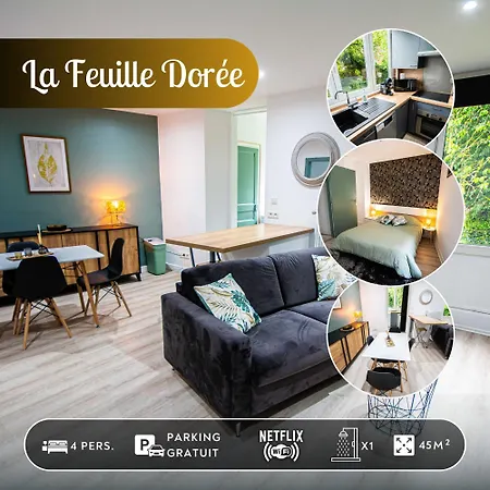 Apartment La Feuille Doree, Au Calme, Parking Gratuit *
